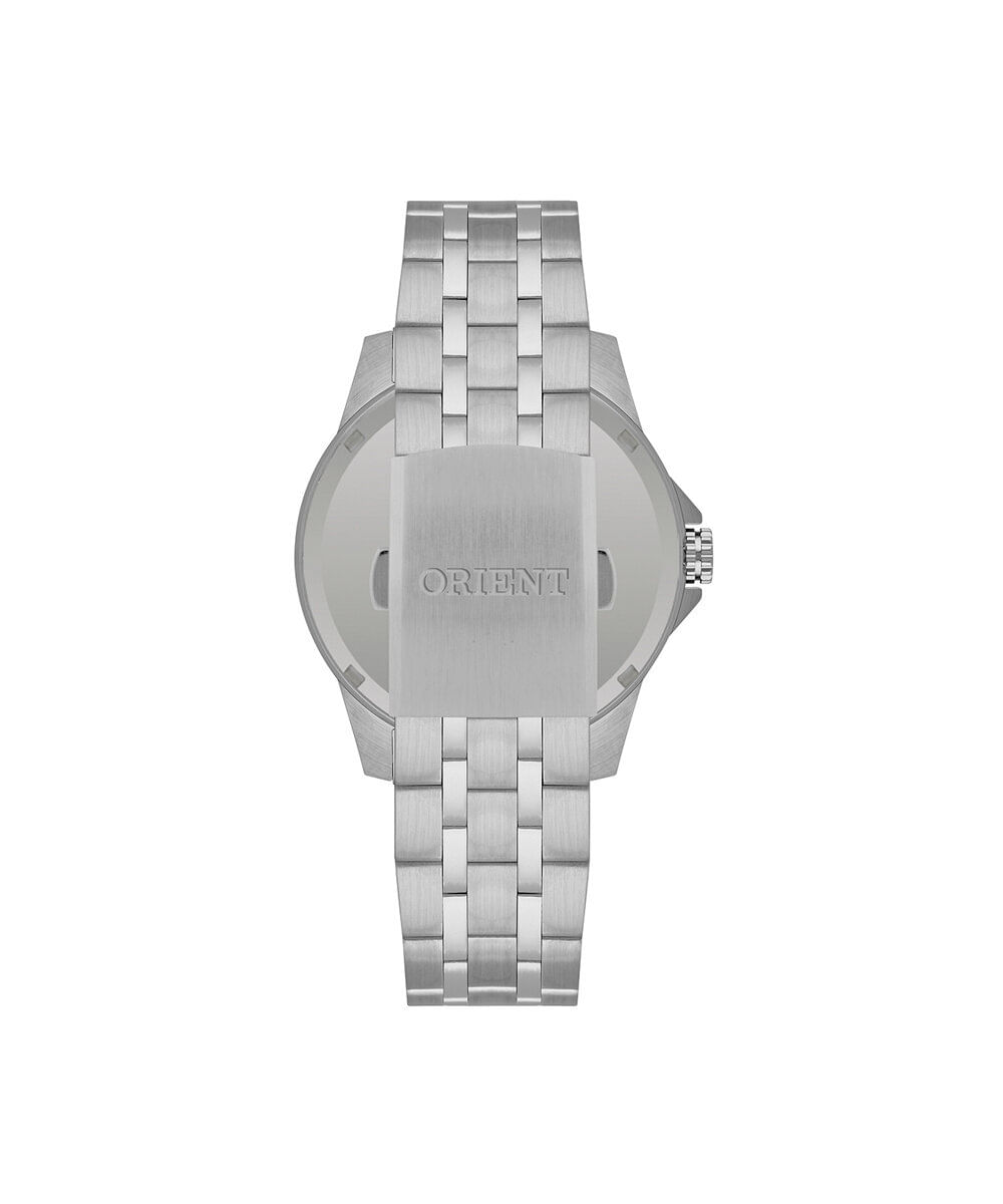 relógio masculino orient analógico mbss0020 d2sx prateado