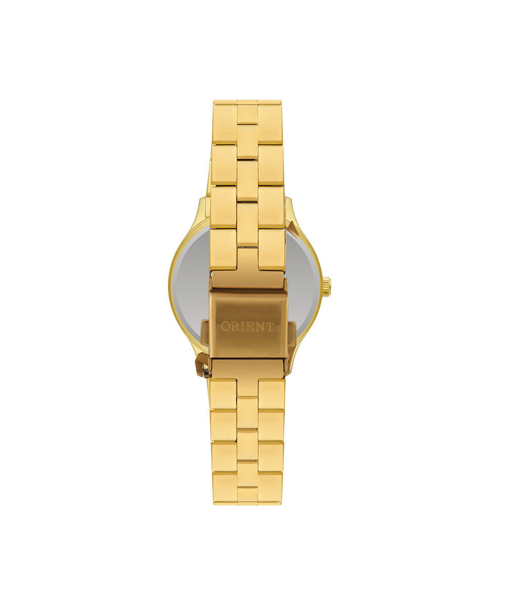 relógio feminino orient analógico fgss0235 c1kx dourado