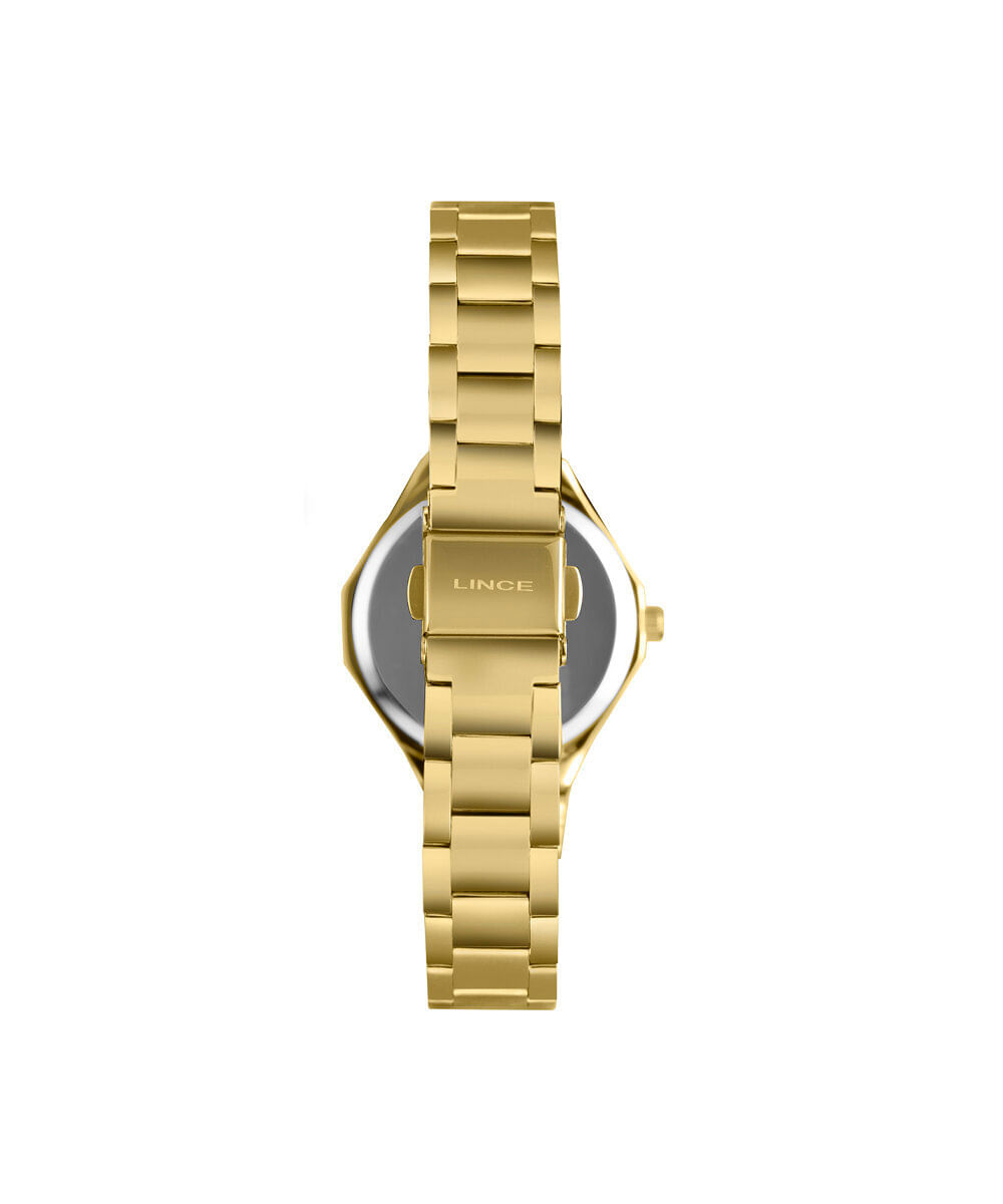 relógio feminino lince analógico lrgj181l34 s1kx dourado