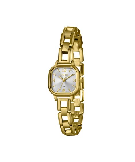 relógio feminino lince analógico lqgm080l23 s2kx dourado