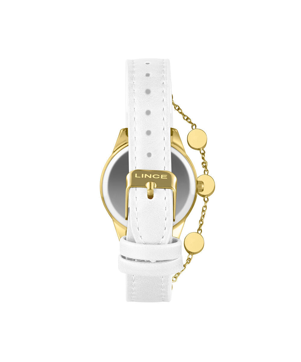 kit relógio feminino lince analógico lrc4876l34 c2bx dourado