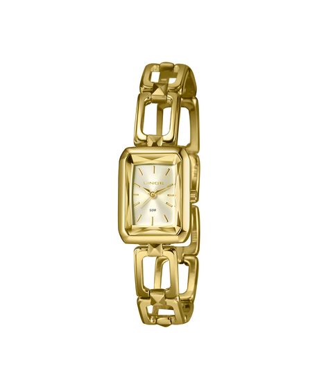relógio feminino lince analógico lqg4839l23 c1kx dourado