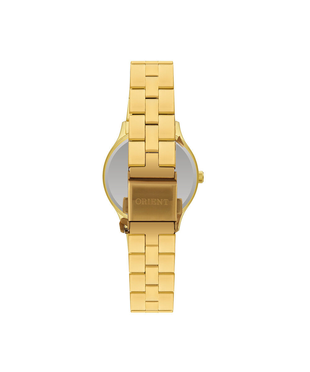 relógio feminino orient analógico fgss0235e1kx dourado