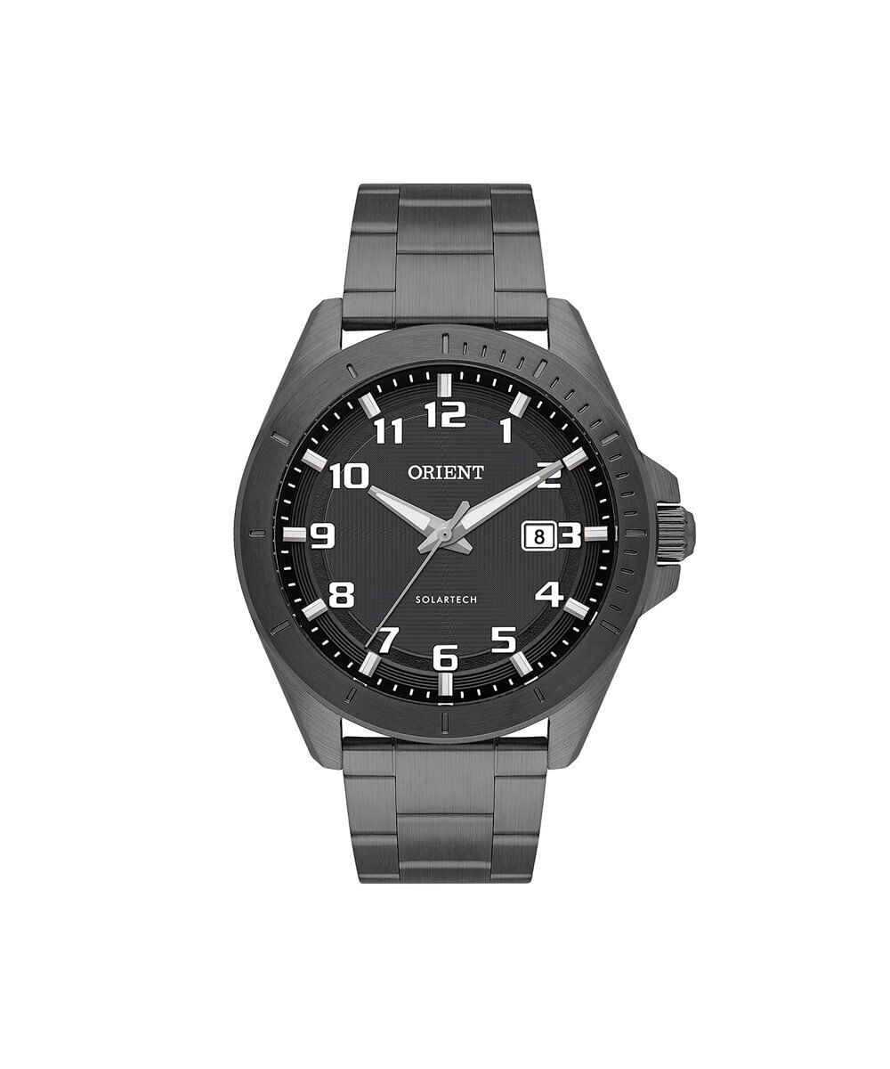 relógio masculino orient analógico calendário mpss1056 p2px preto