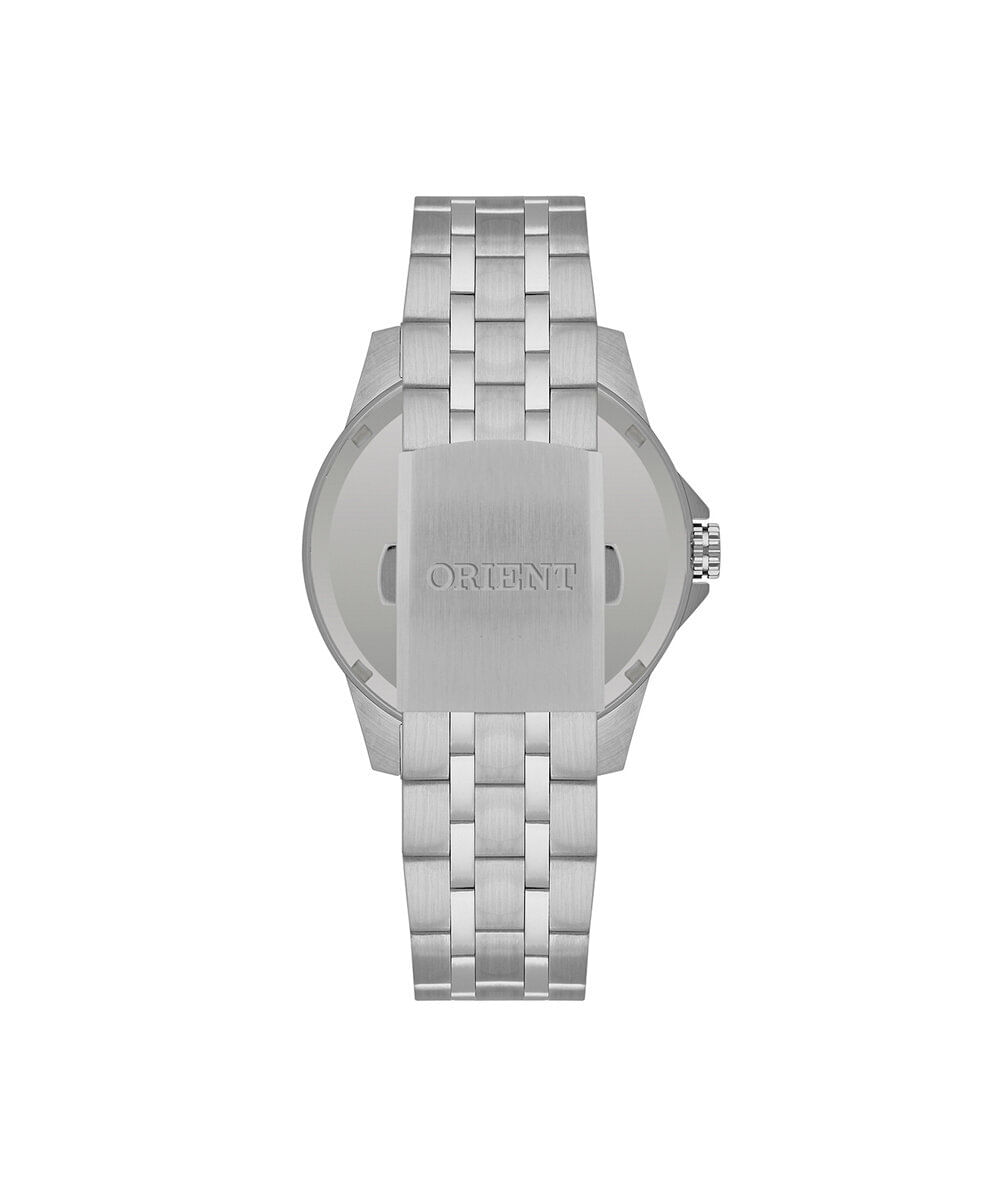 relógio masculino orient analógico mbss0020 p2sx prateado