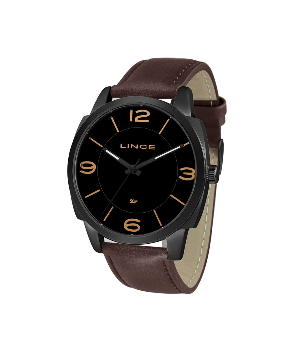 relógio masculino lince analógico mrc4542l p2nx preto