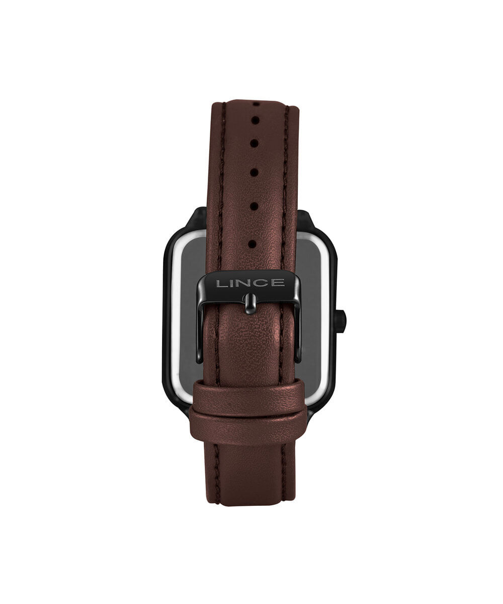kit relógio masculino lince analógico mqch284l34 kah5p2nx preto
