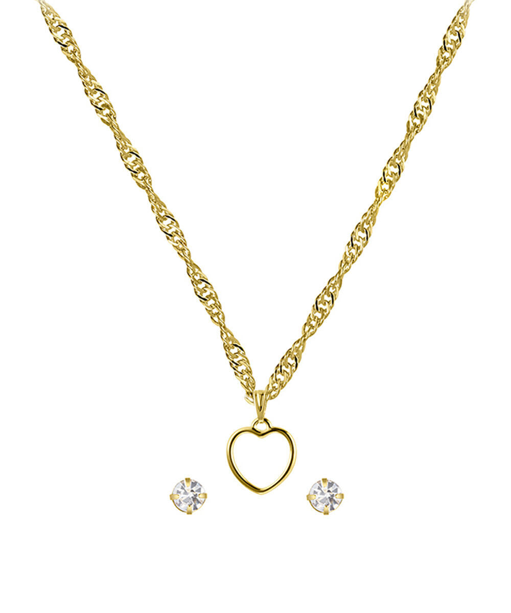 kit relógio feminino lince analógico lrgh009l30 kafuc2kx dourado