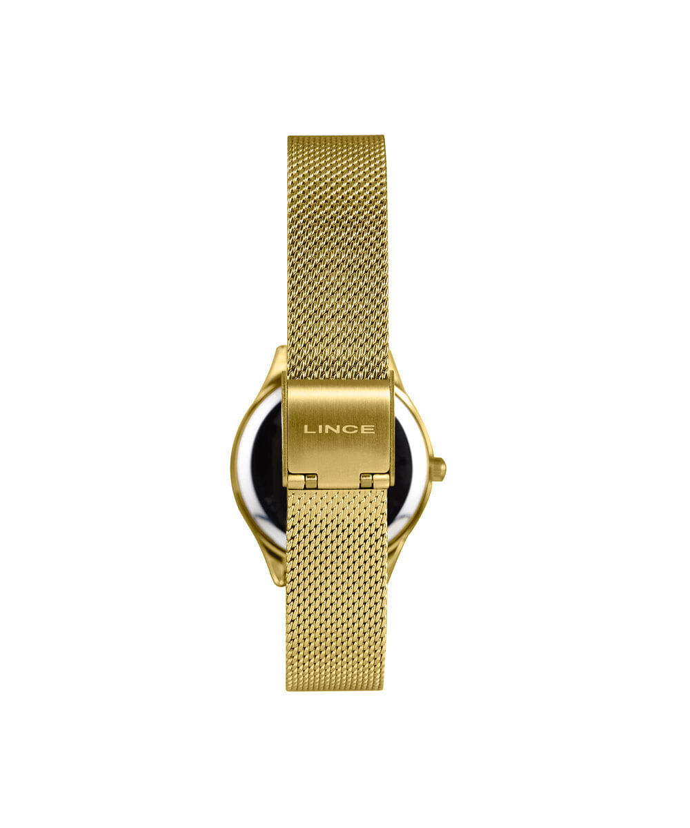 kit relógio feminino lince analógico lrgh009l30 kafuc2kx dourado