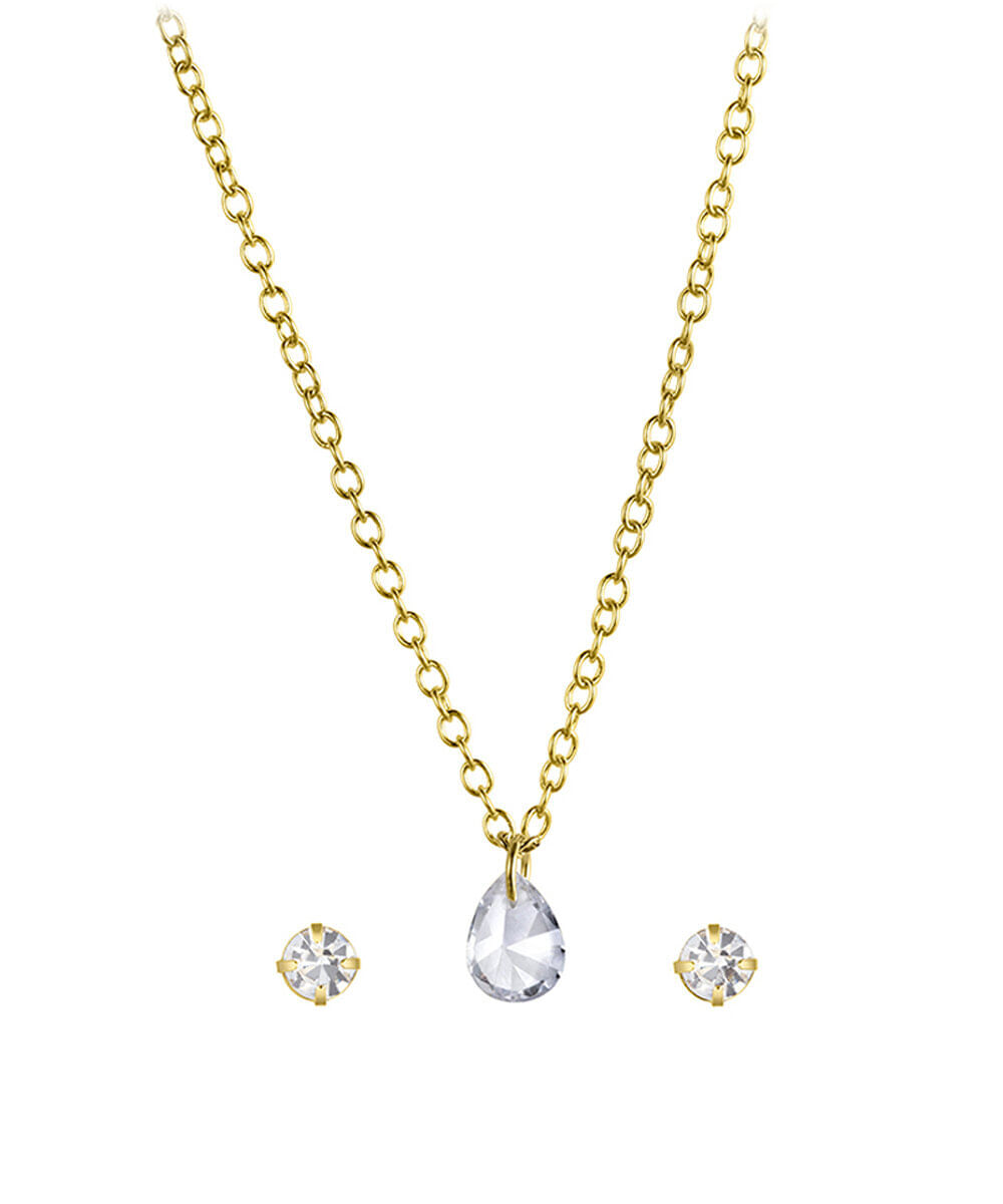 kit relógio feminino lince analógico lrgh002l30 kafss2kx dourado