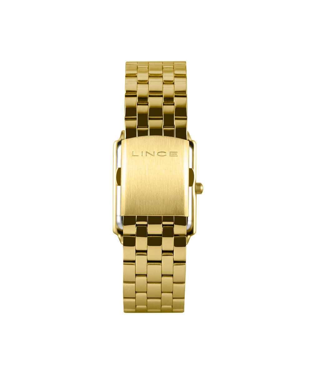 kit relógio feminino lince analógico lqg4810l28 kbpmc2kx dourado