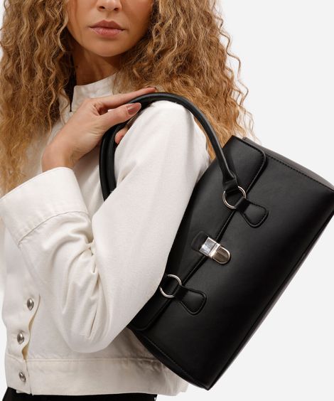 bolsa tote mini preto