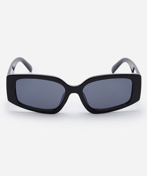 óculos de sol feminino quadrado de acetato triton preto