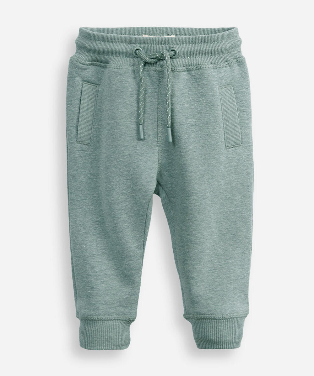 calça de moletom infantil com cordão verde