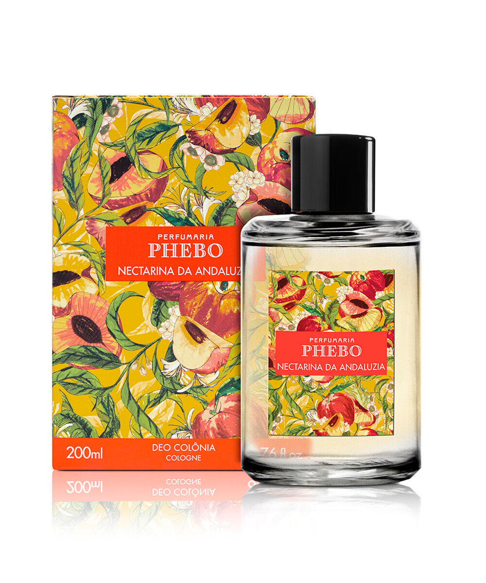 perfume unissex phebo colônia nectarina da andaluzia 200ml