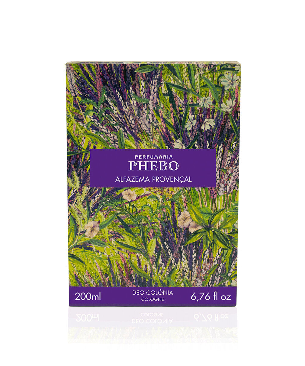 perfume unissex phebo colônia alfazema provençal 200ml