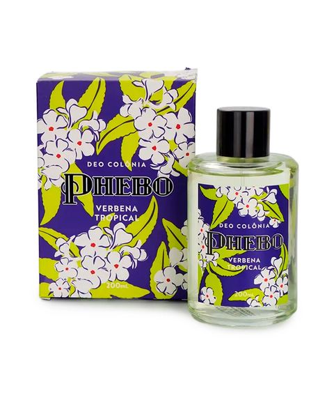 perfume unissex phebo colônia verbena tropical 200ml