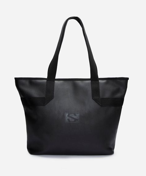 bolsa tote básica esportiva preta
