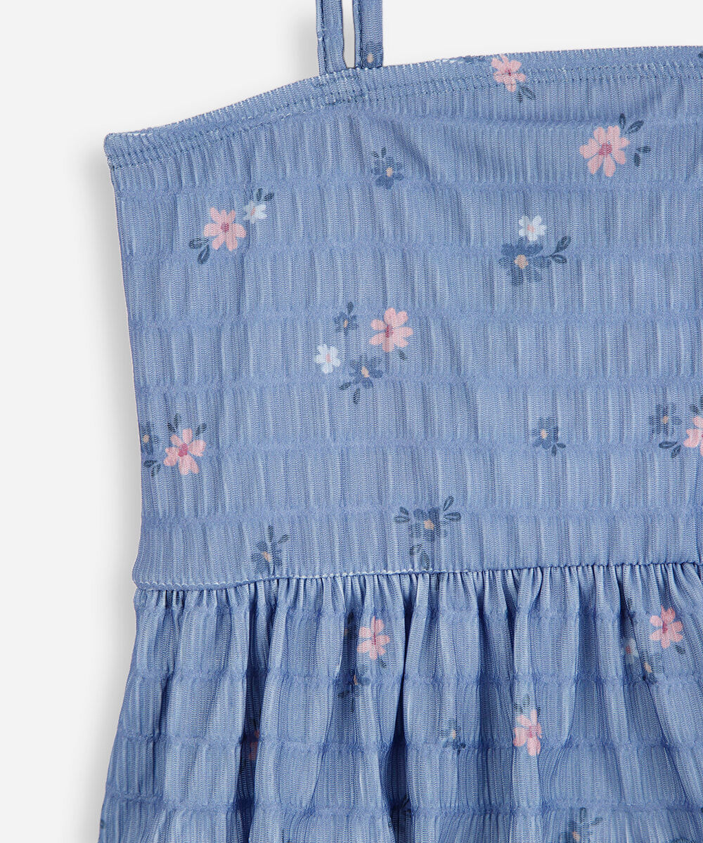 blusa infantil alcinha floral colorido
