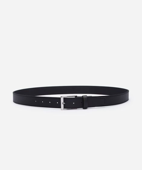 cinto social masculino liso preto