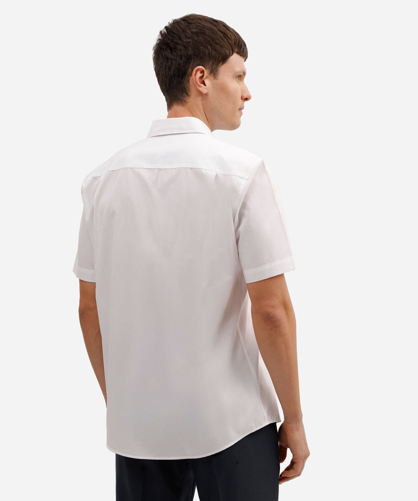 camisa manga curta com bolso branca