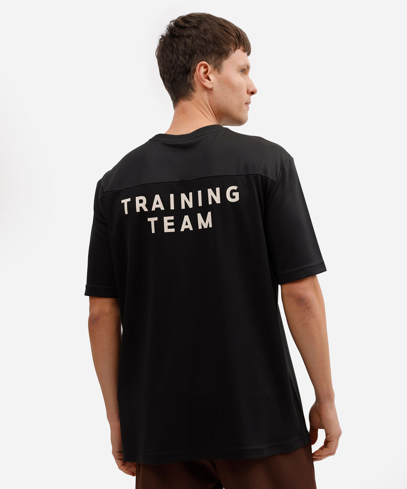camiseta oversized masculina estampada preta