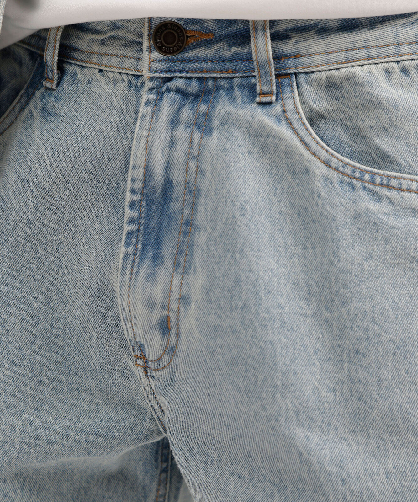 calça reta masculina jeans azul