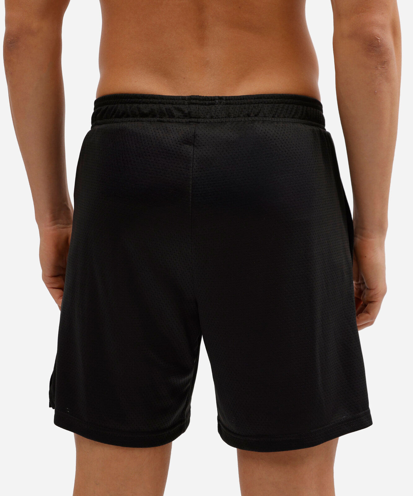 bermuda esportiva masculina 2 em 1 em malha mesh preta