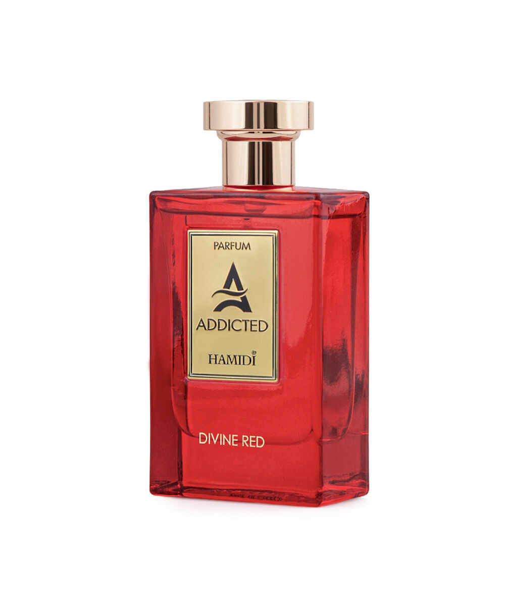 perfume feminino hamidi eau de parfum addicted divine red 120ml