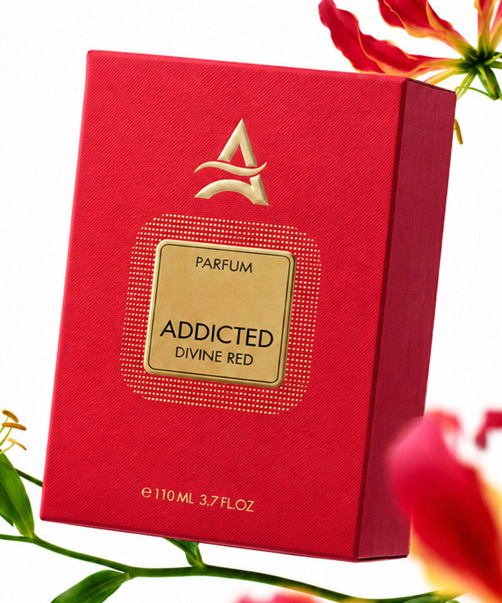 perfume feminino hamidi eau de parfum addicted divine red 120ml