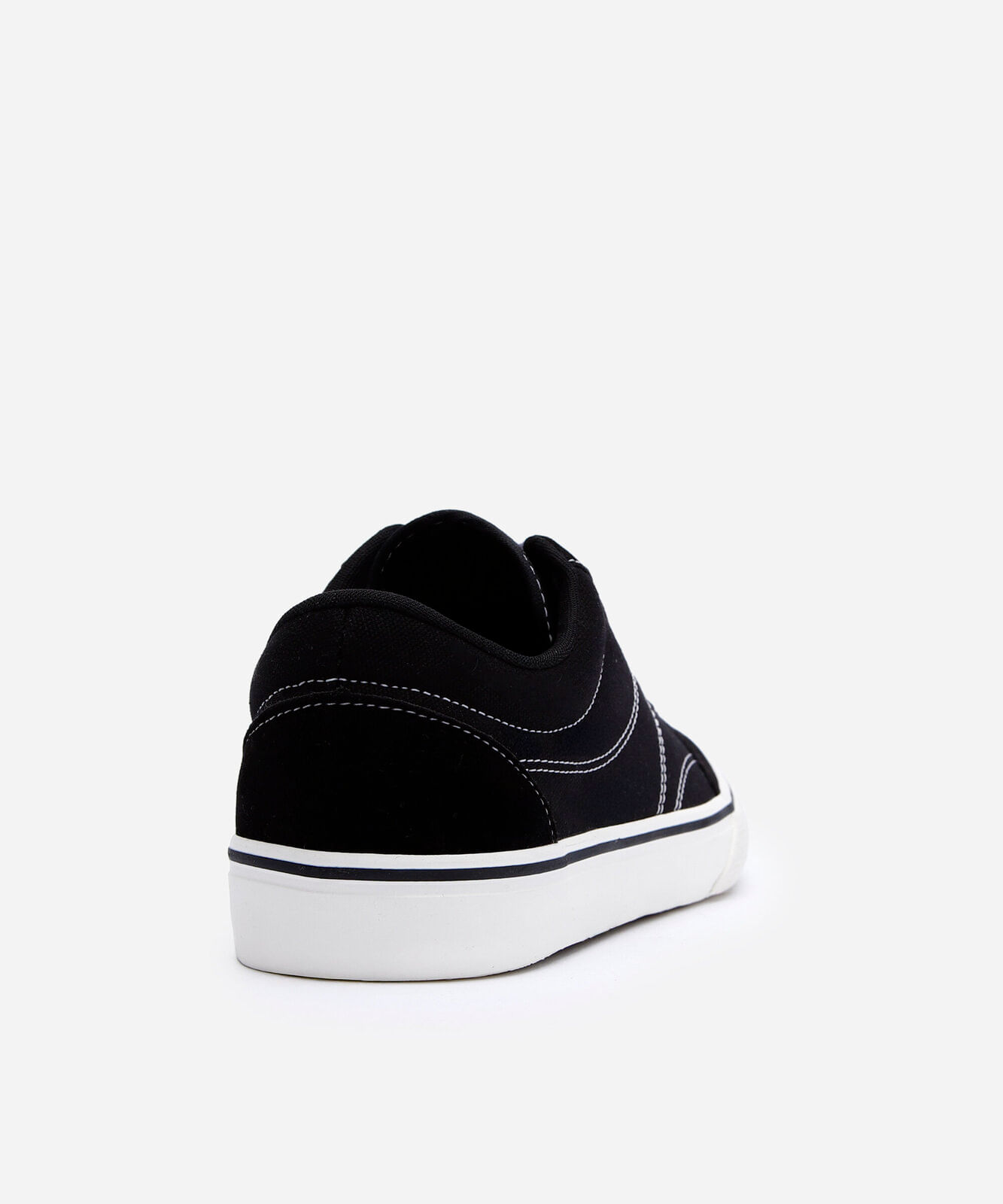 tênis masculino pespontado preto
