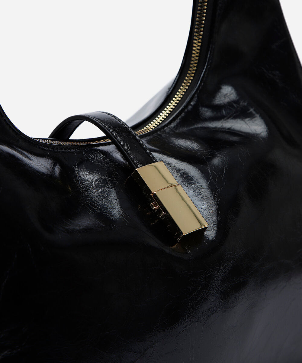 bolsa hobo mindset preta