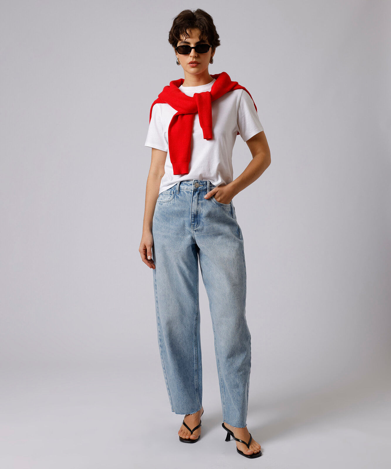 calça boyfriend feminina jeans lisboa mindset azul