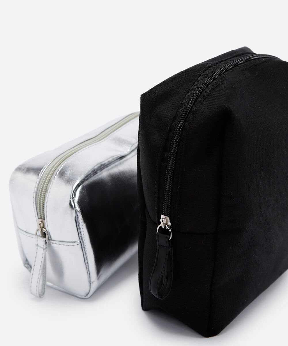 kit de 3 nécessaires preto