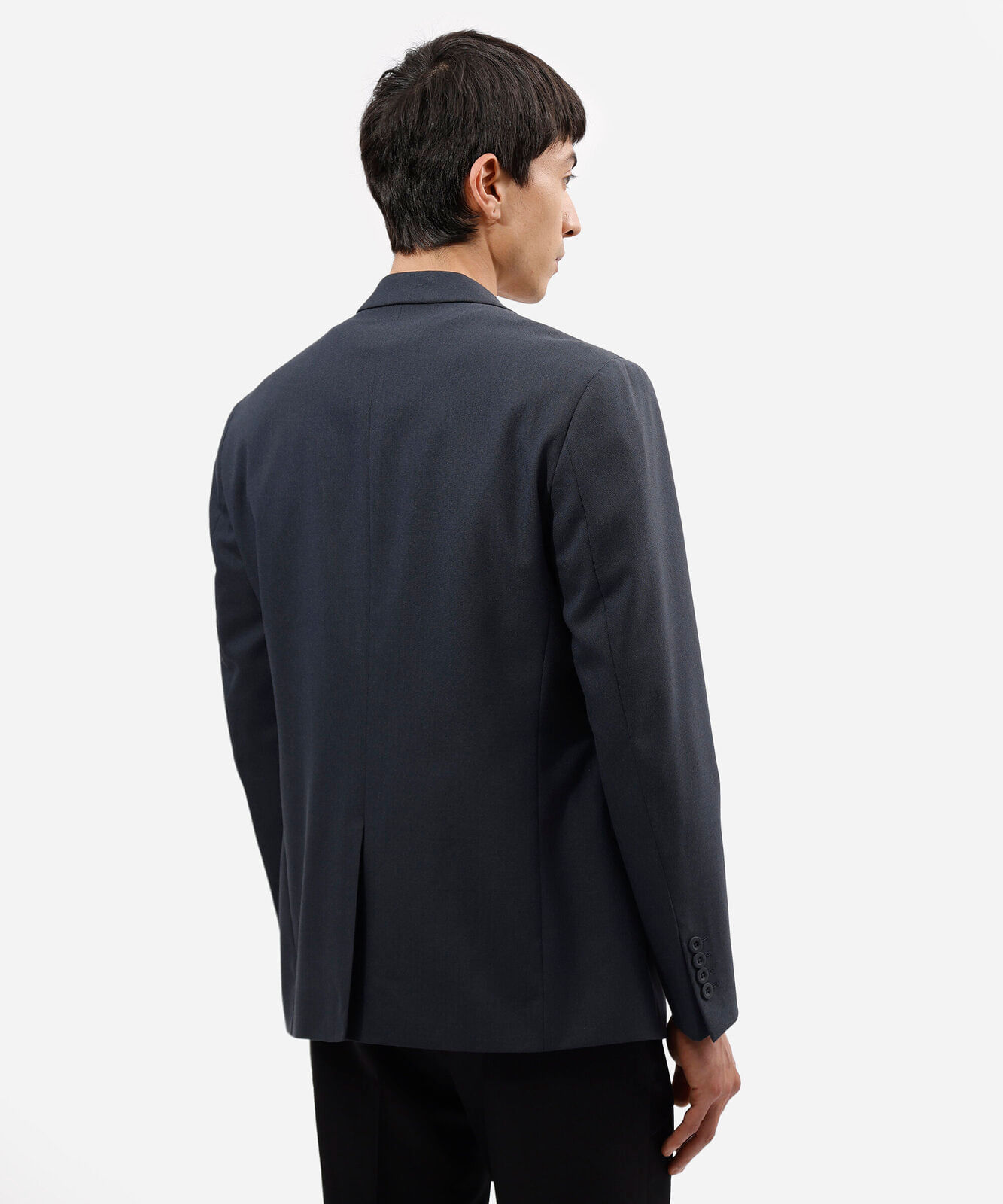blazer de alfaiataria masculino com bolsos azul