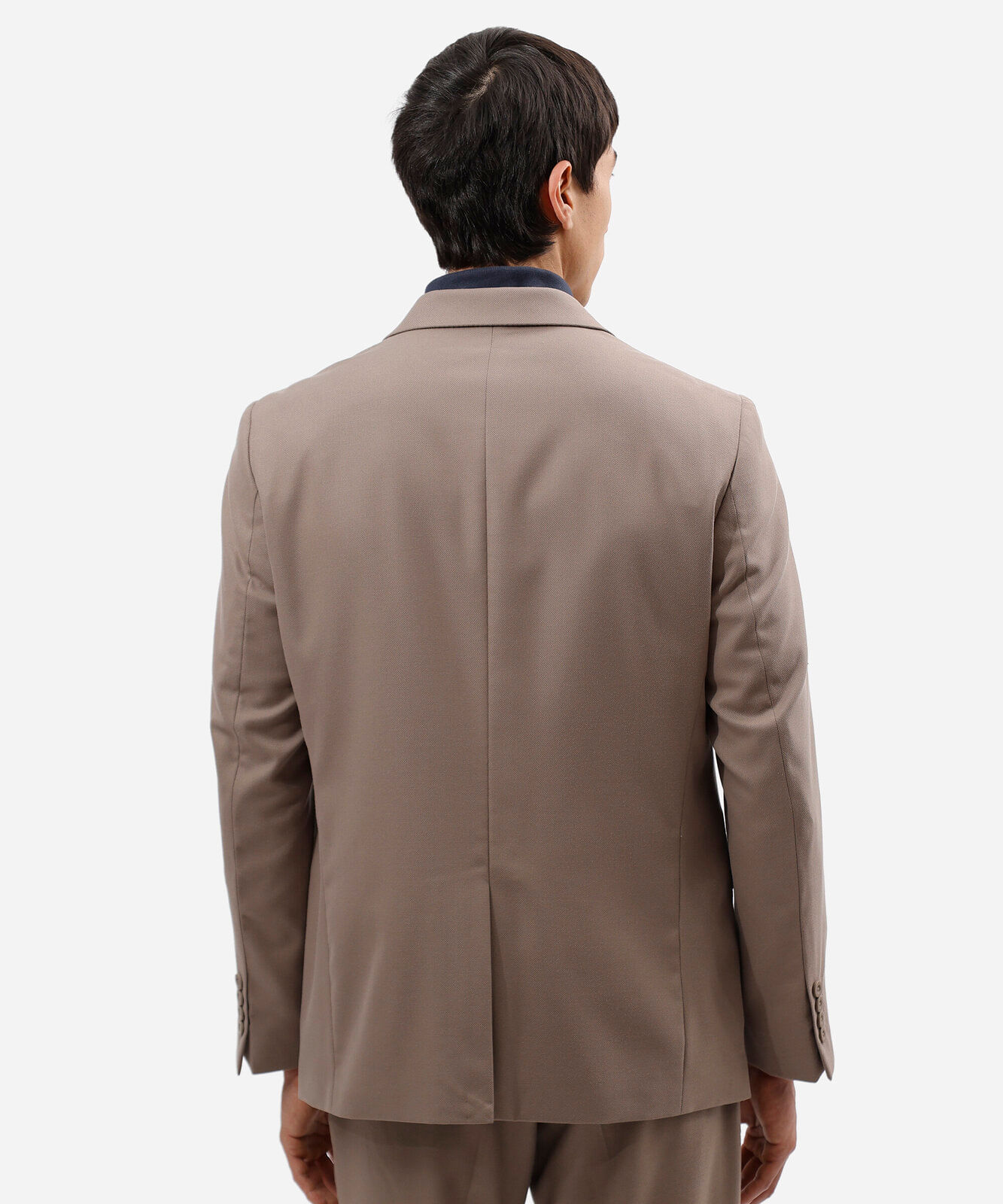 blazer slim de alfaiataria masculino bege
