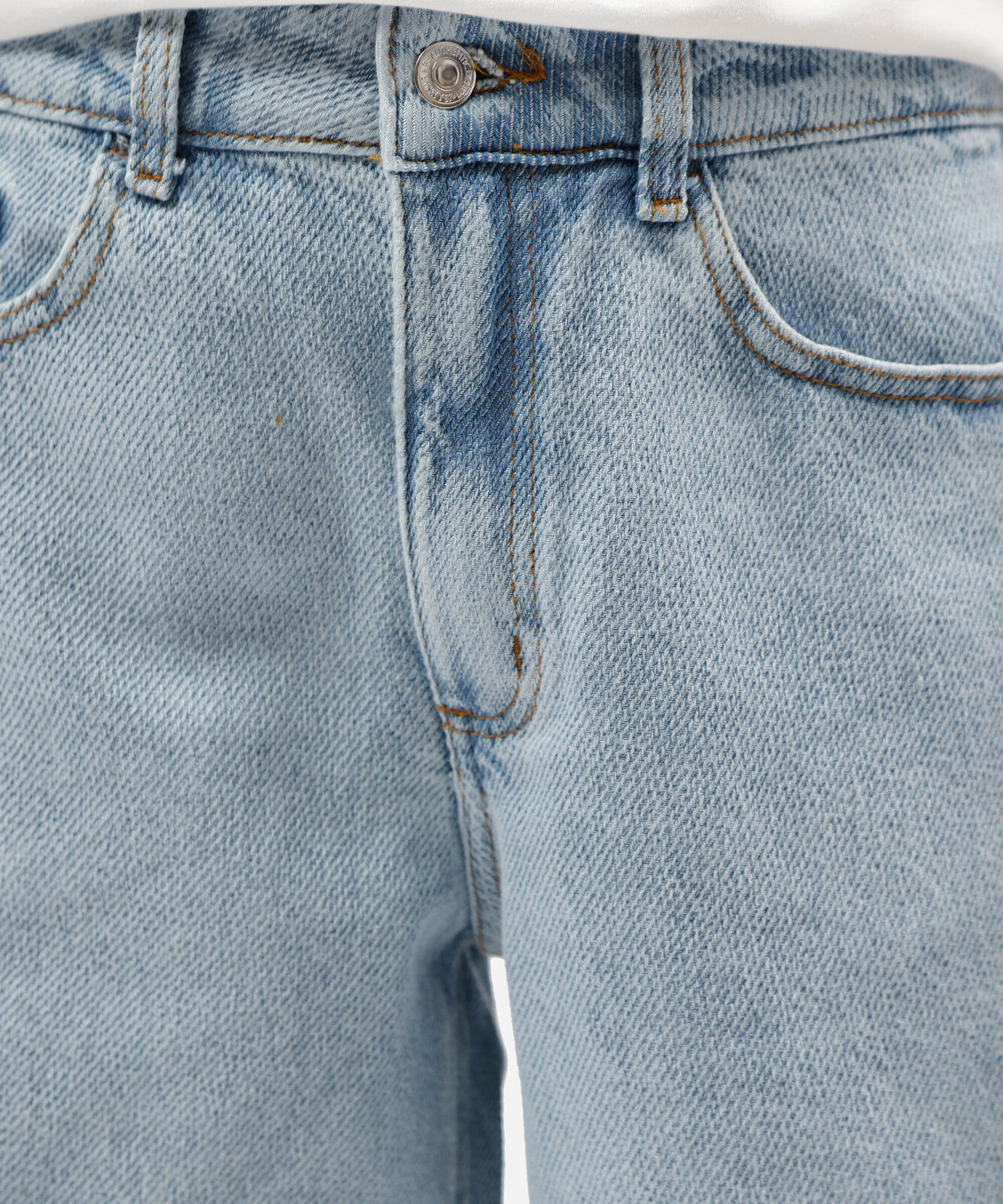 bermuda feminina jeans cintura alta azul