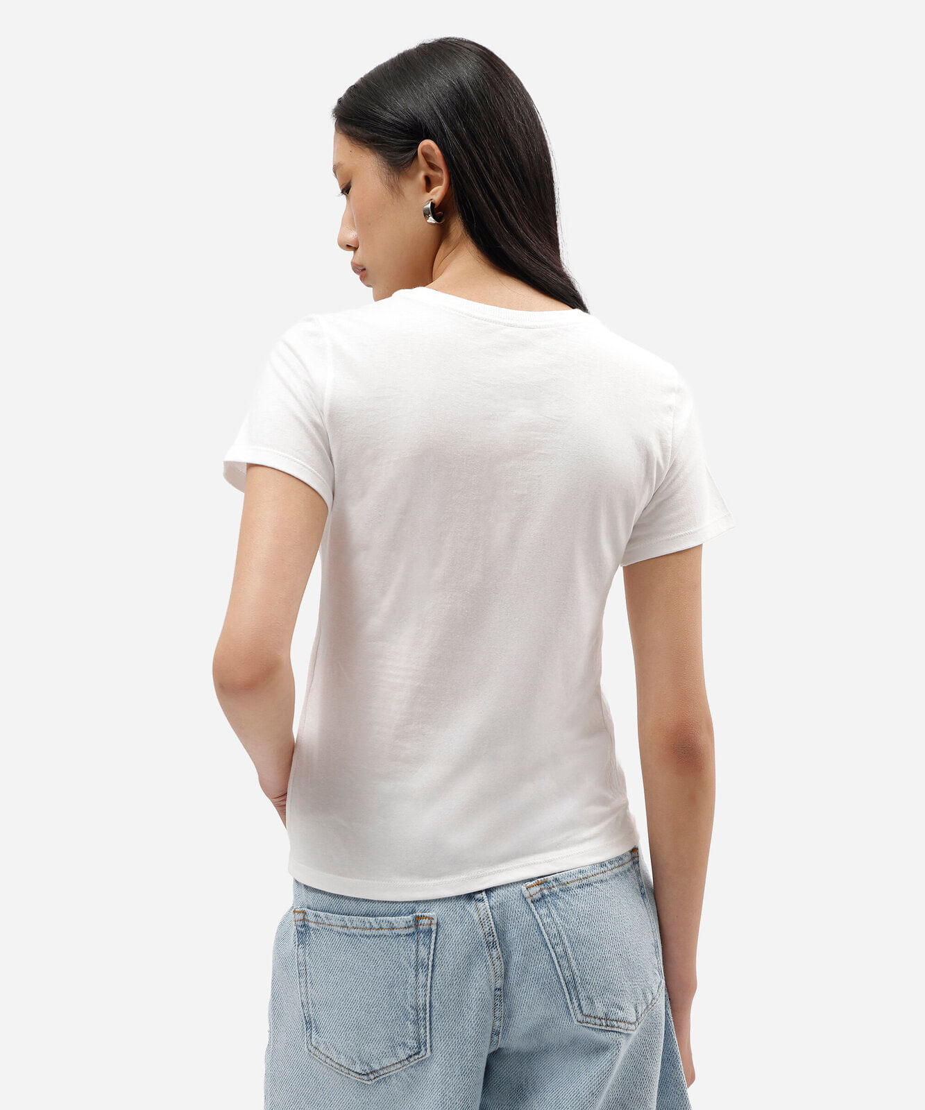 camiseta de algodão slim com estampa localizada cape cod off white