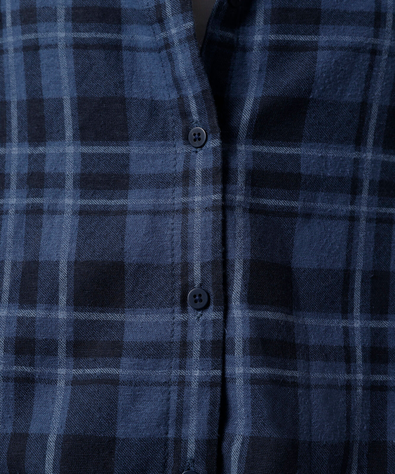 camisa unissex de algodão manga longa xadrez mindset working title azul