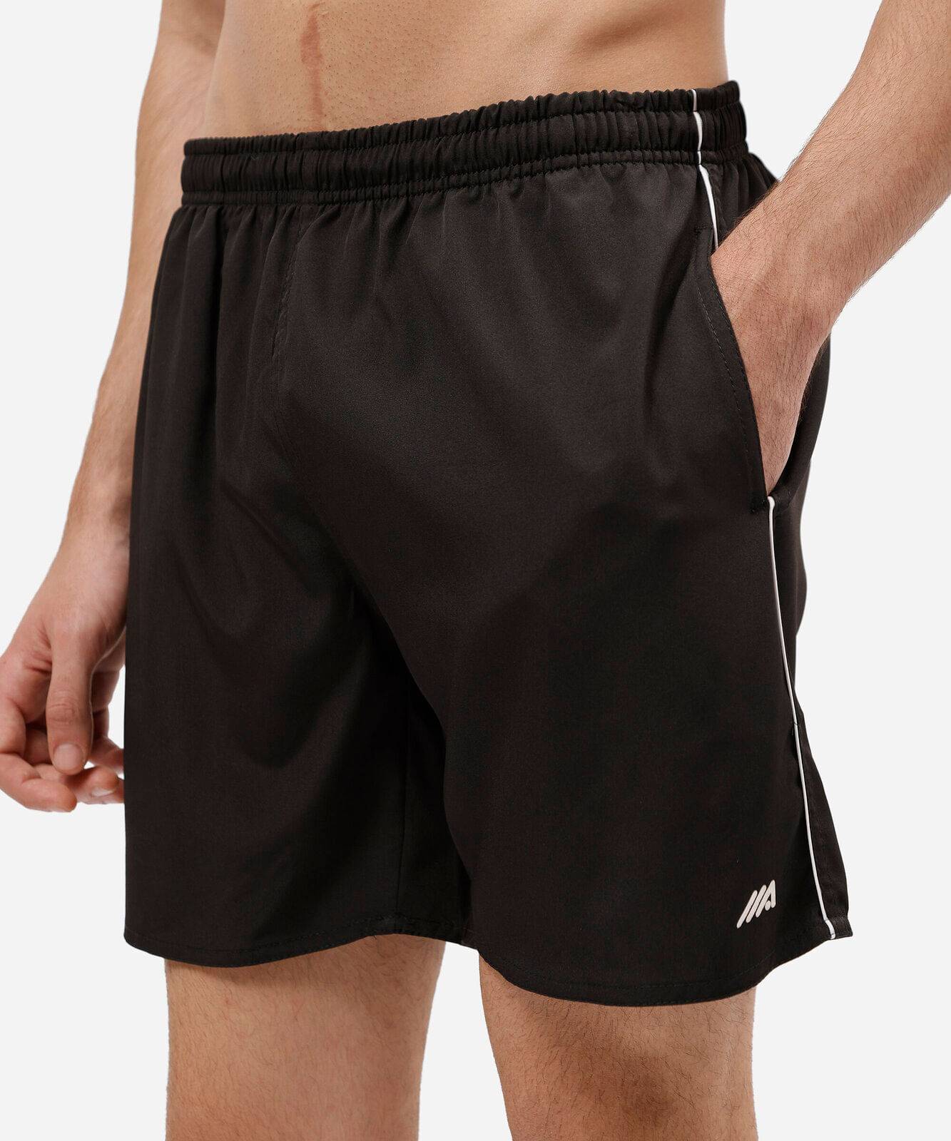 short esportivo masculino cós elástico preto