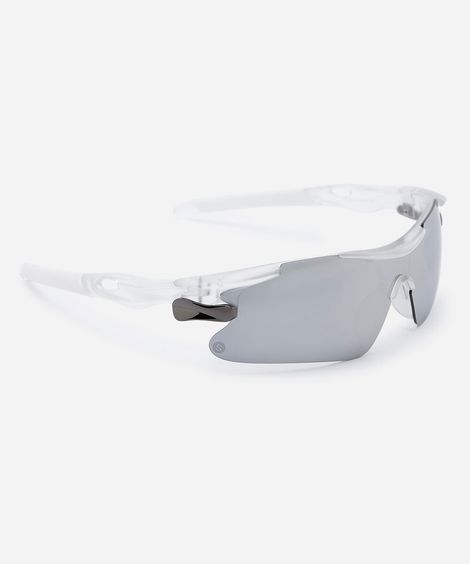 óculos de sol esportivo unissex de acetato  transparente