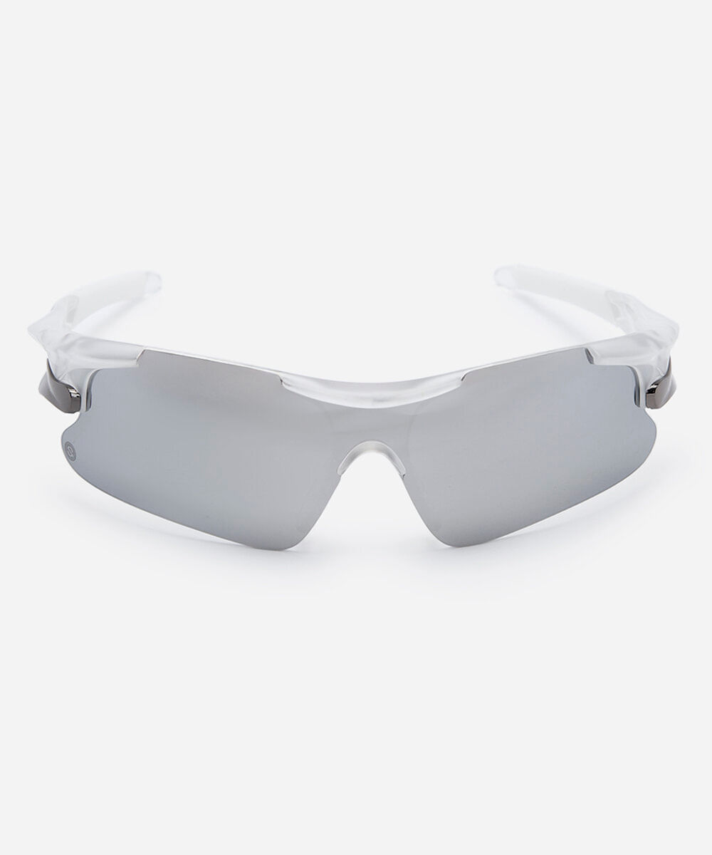 óculos de sol esportivo unissex de acetato  transparente