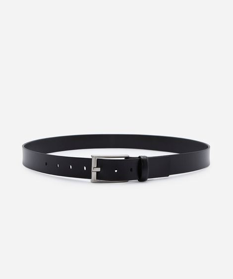 cinto com fivela retangular preto