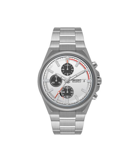 relógio masculino orient cronógrafo mbssc299 s1sx prateado