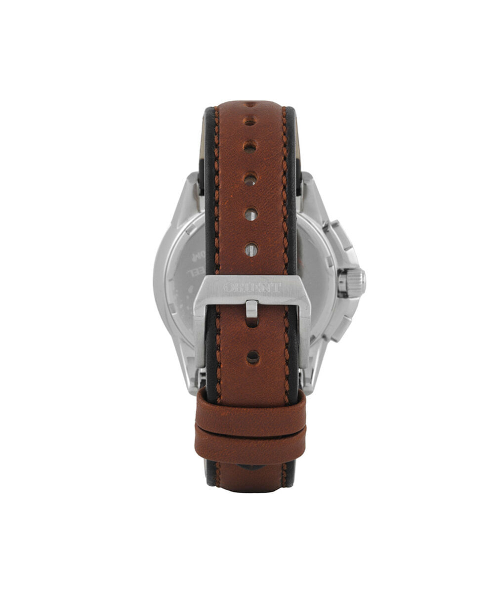 relógio masculino orient solartech cronógrafo mbscc064 d1mx prateado
