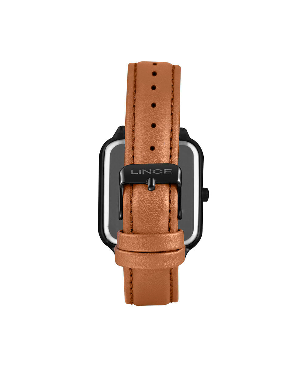 kit relógio masculino lince analógico mqch283l34 kadbp2mx preto