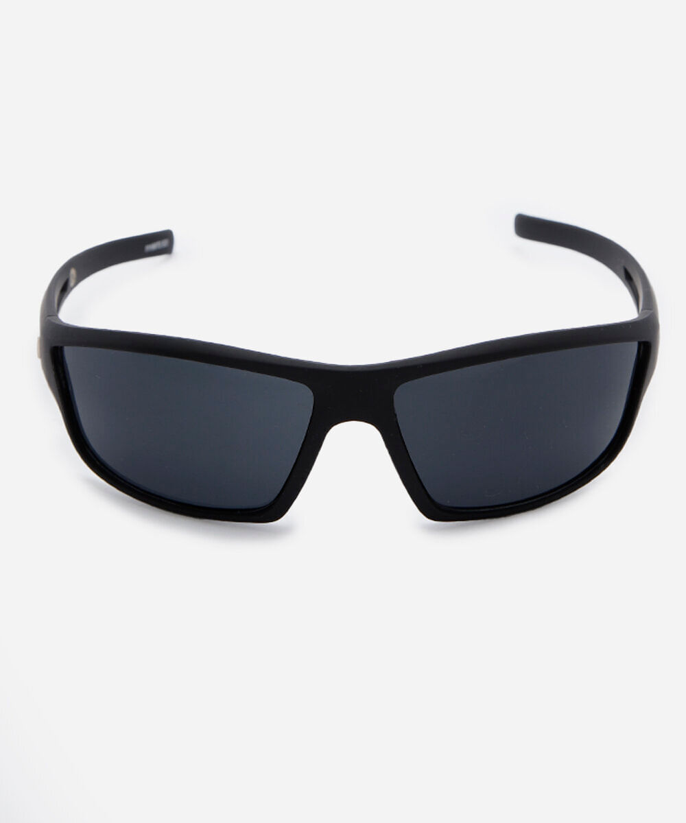 óculos de sol masculino esportivo de acetato preto