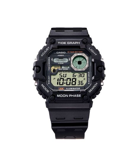 relógio masculino casio digital ws 1700h 1avdf preto