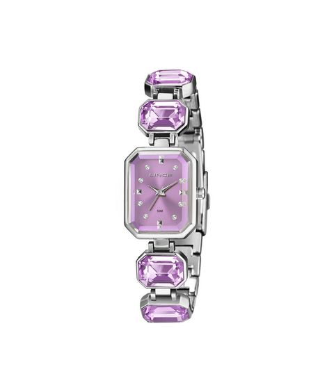 relógio feminino lince analógico lqm4871l23 u1su prateado
