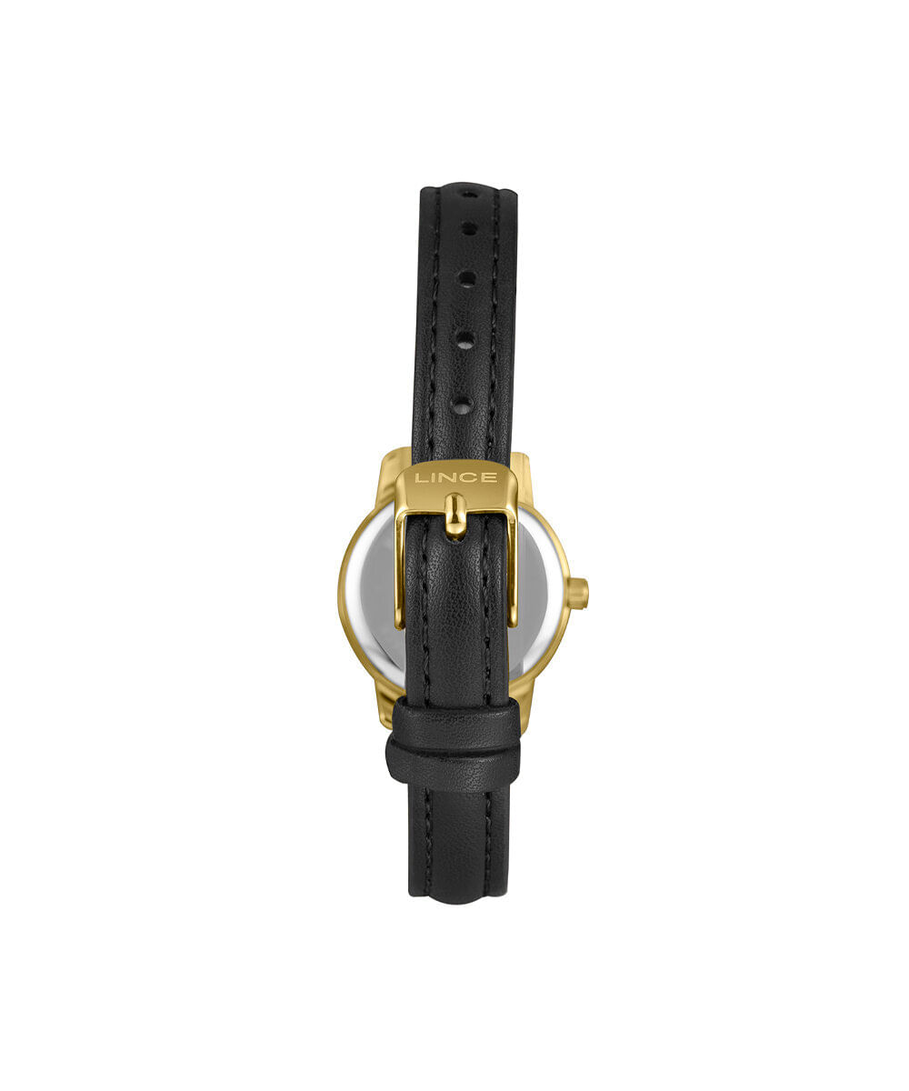 kit relógio feminino lince analógico lrch236l25 k0fts2px dourado